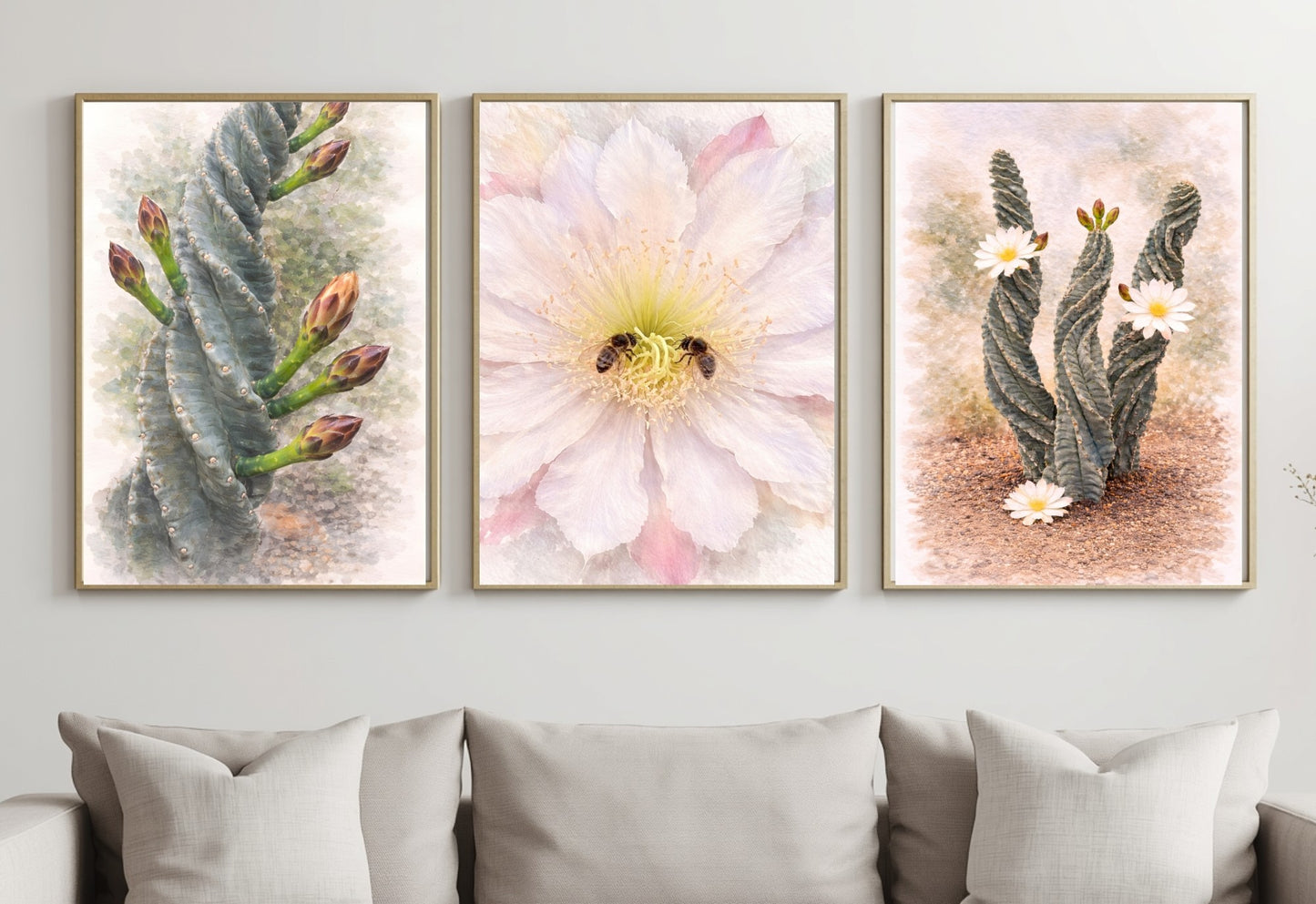 Spiral Bloom™ Botanical Art Set (3 Prints) – Digital Download